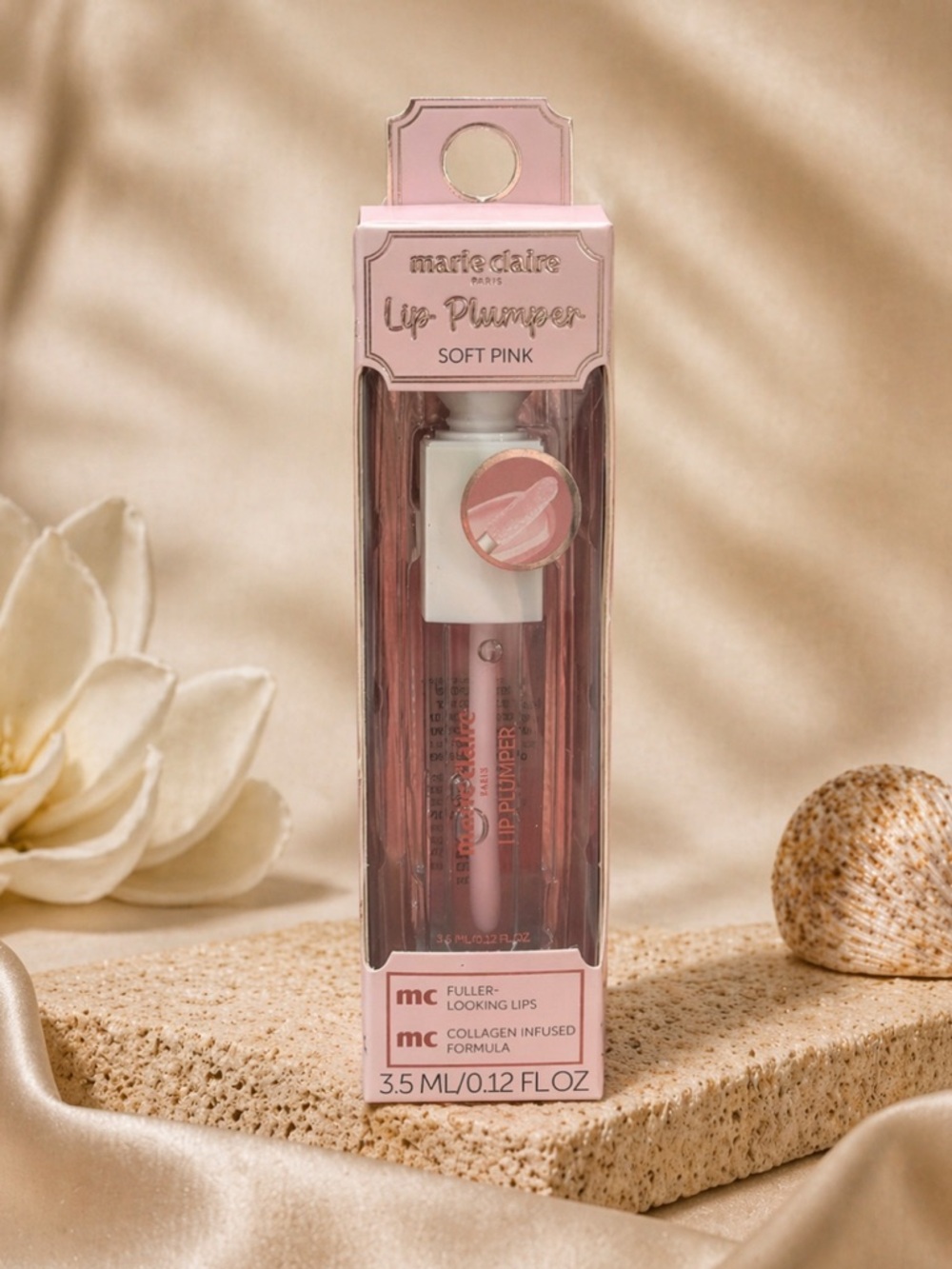 Lip Plumper with Collagen in Soft Pink